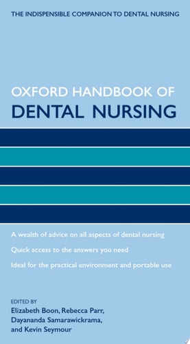 Oxford Handbook of Dental Nursing cover