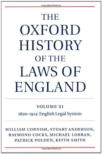 The Laws of England, 1820-1914 cover