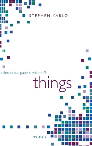 Things: Papers on Objects, Events, and Properties cover