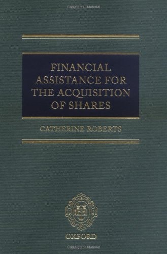 Financial Assistance for the Acquisition of Shares cover