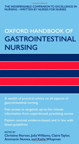 Oxford Handbook of Gastrointestinal Nursing cover