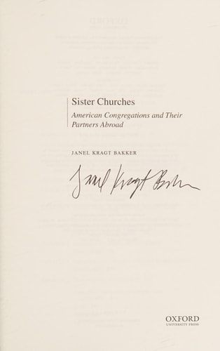 Sister Churches American Congregations and Their Partners Abroad cover