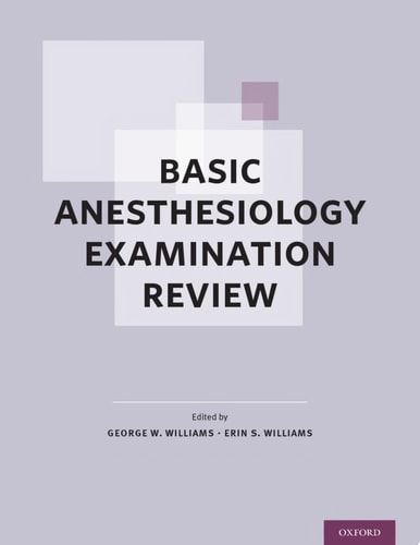 Basic Anesthesiology Examination Review cover