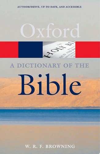 A Dictionary of the Bible cover