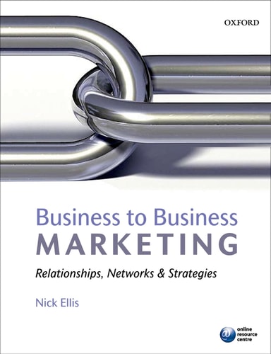 Business to Business Marketing Relationships, Networks and Strategies cover