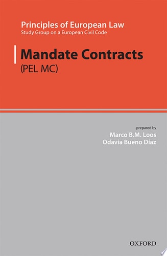 Principles of European Law Mandate Contracts cover