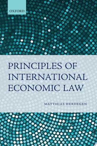 Principles of International Economic Law cover