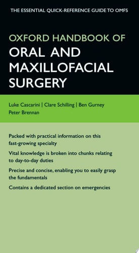 Oxford Handbook of Oral and Maxillofacial Surgery cover