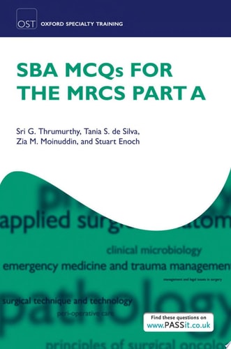 SBA MCQs for the MRCS Part A cover