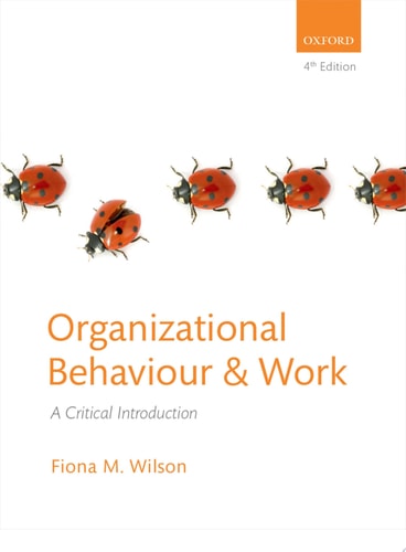 Organizational Behaviour and Work A Critical Introduction cover