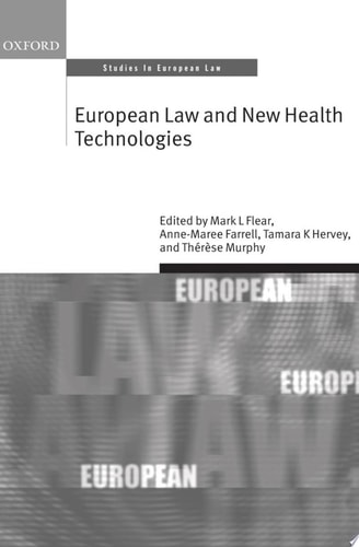 European Law and New Health Technologies cover