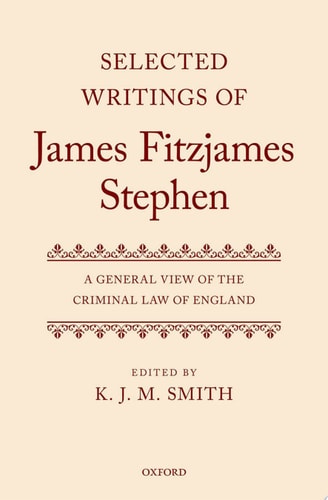A General View of the Criminal Law of England cover
