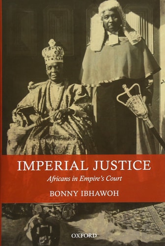 Imperial Justice Africans in Empire's Court cover