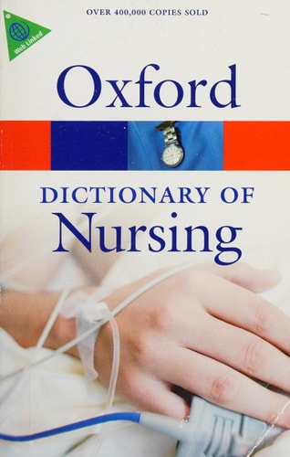 A Dictionary of Nursing cover