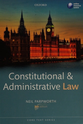 Constitutional & Administrative Law (Core Texts) cover