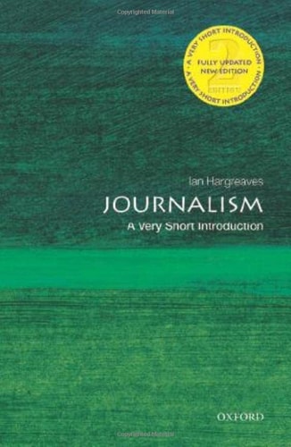 Journalism A Very Short Introduction cover
