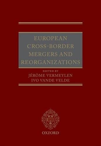 European Cross-Border Mergers and Reorganisations cover