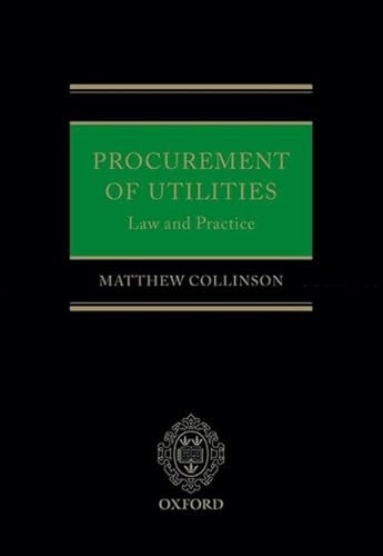 Procurement of Utilities Law and Practice cover