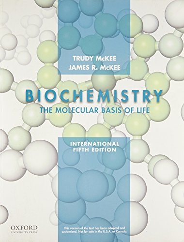 Biochemistry The Molecular Basis of Life cover