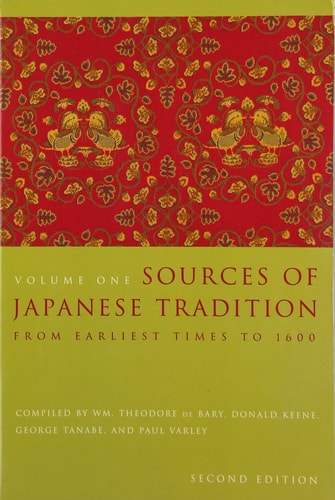 Sources of Japanese Tradition cover