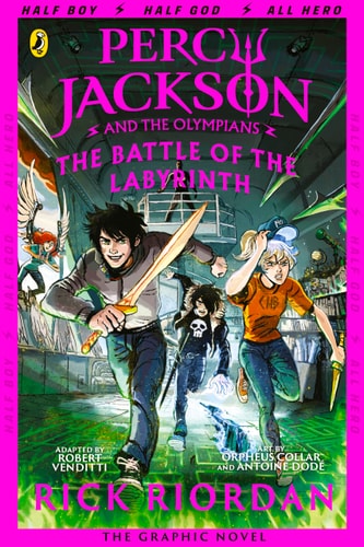 The Battle of the Labyrinth The Graphic Novel cover
