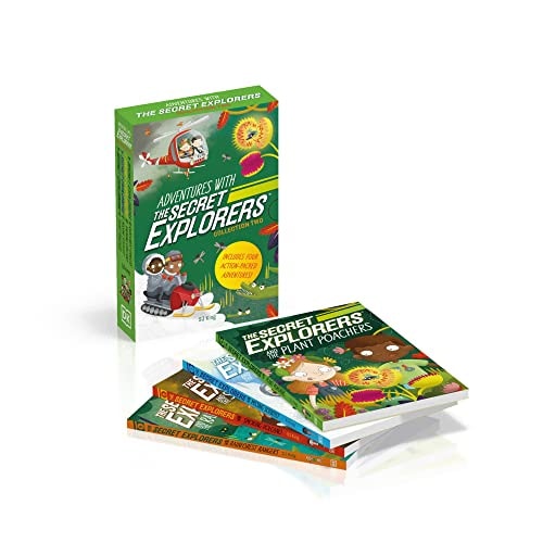 Adventures with The Secret Explorers Collection Two: 4-Book Box Set of Educational Chapter Books cover