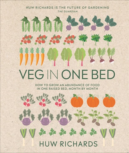Veg in One Bed New Edition How to Grow an Abundance of Food in One Raised Bed, Month by Month cover