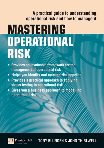Mastering Operational Risk cover