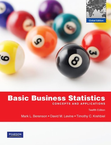 Basic Business Statistics Concepts and Applications cover