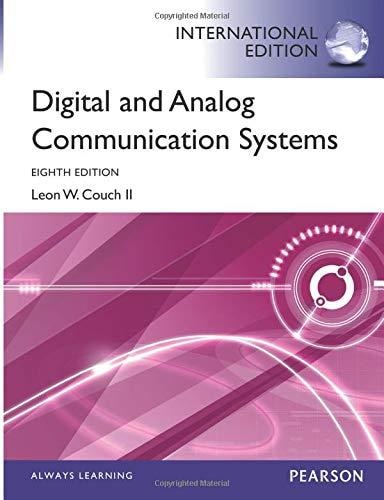 Digital and Analog Communication Systems cover