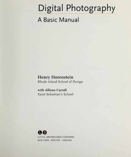 Digital Photography A Basic Manual cover