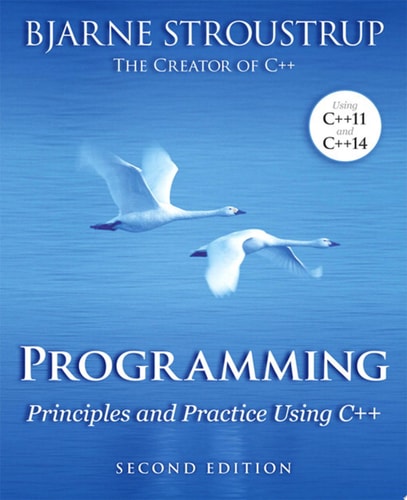 Programming Principles and Practice Using C++ cover