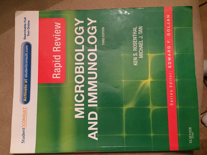 Rapid Review Microbiology and Immunology With STUDENT CONSULT Online Access cover