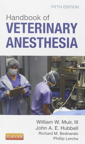Handbook of Veterinary Anesthesia cover