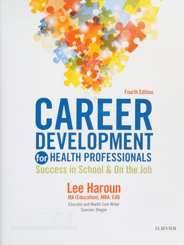 Career Development for Health Professionals Success in School & on the Job cover