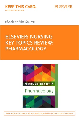 Nursing Key Topics Review: Pharmacology cover