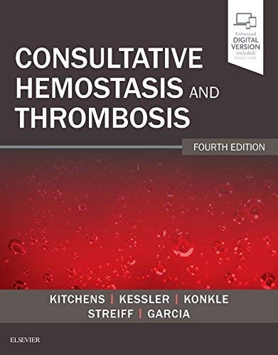 Consultative Hemostasis and Thrombosis cover