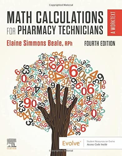 Math Calculations for Pharmacy Technicians A Worktext cover