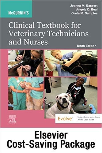 McCurnin's Clinical Textbook for Veterinary Technicians and Nurses Textbook and Workbook Package cover