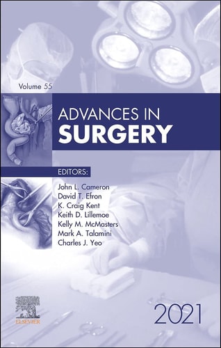 Advances in Surgery 2021 cover