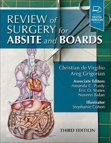 Review of Surgery for ABSITE and Boards cover
