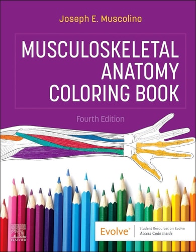 Musculoskeletal Anatomy Coloring Book cover