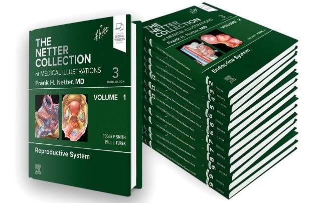 The Netter Collection of Medical Illustrations Complete Package (Netter Green Book Collection) cover