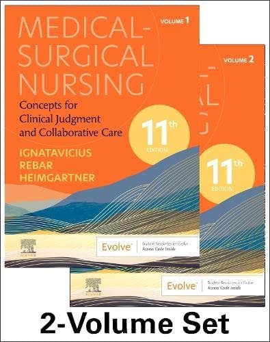 Medical-Surgical Nursing Concepts for Clinical Judgment and Collaborative Care , 2-Volume Set cover