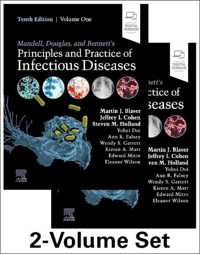 Mandell, Douglas, and Bennett's Principles and Practice of Infectious Diseases: 2-Volume Set cover