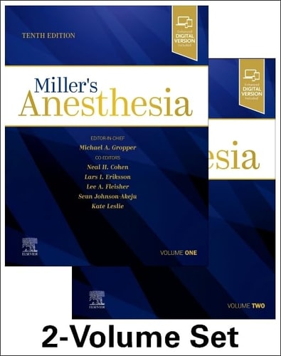 Miller's Anesthesia, 2-Volume Set cover