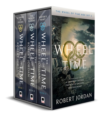 The Wheel of Time Premium Box Set 3 Books 7-9 (A Crown of Swords, The Path of Daggers, Winter's Heart) cover