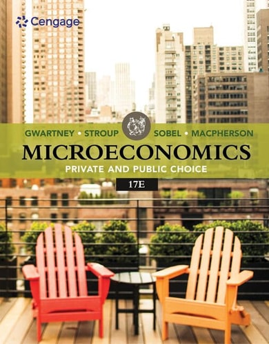 Microeconomics Private and Public Choice cover
