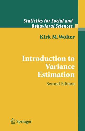 Introduction to Variance Estimation (Statistics for Social and Behavioral Sciences) cover