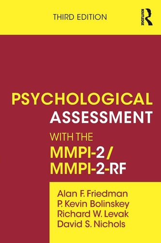 Psychological Assessment with the MMPI-2/MMPI-2-RF cover